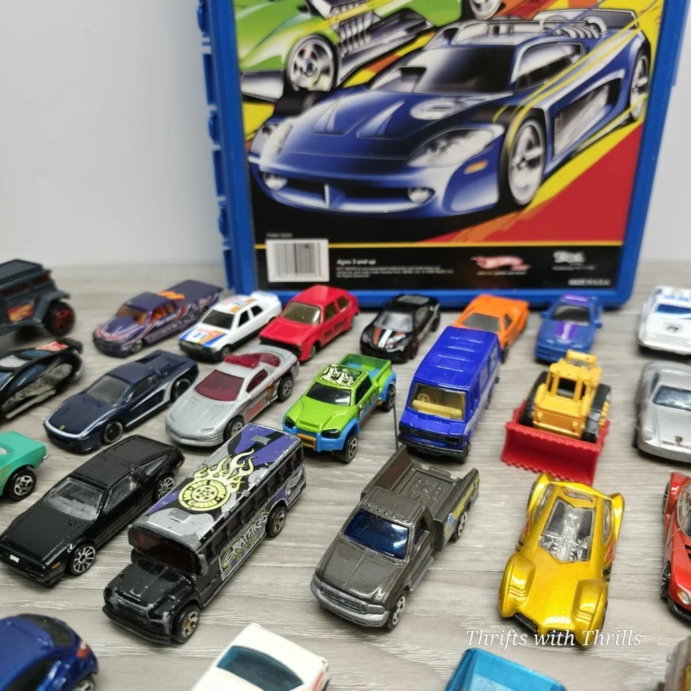 Hotwheels 48 Car Carry Case Style No. 20020 -‎ Full 48+ Cars Mixed Brands/Years